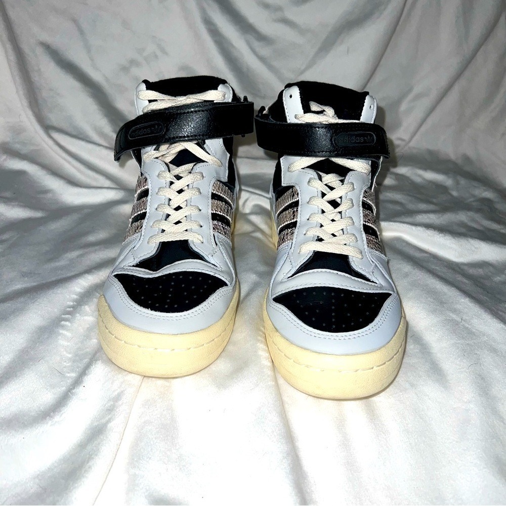 Adidas Women's Forum 84 High Gray Python - Size 8… - image 2